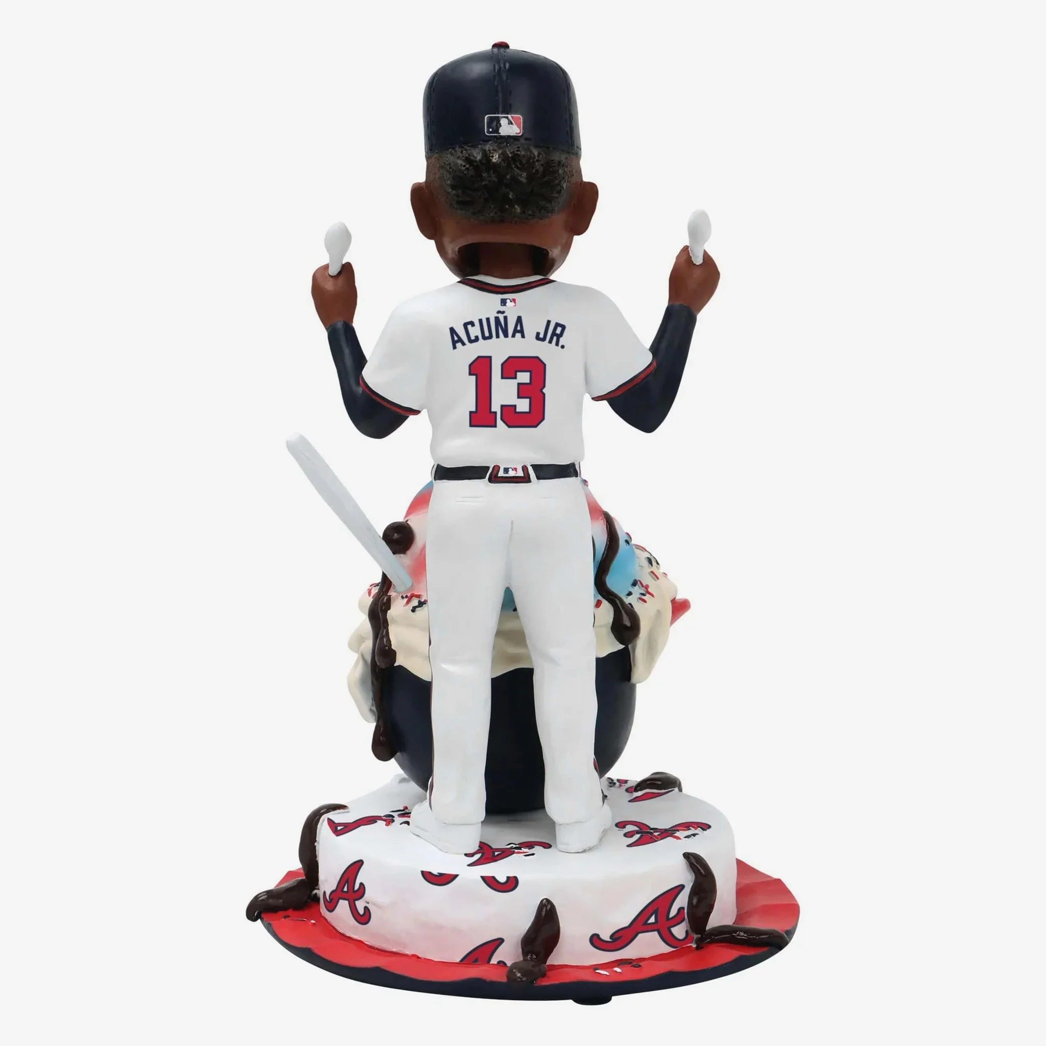 Ronald Acuna Jr. Atlanta Braves Ice Cream Helmet MLB Bobblehead - Image 2