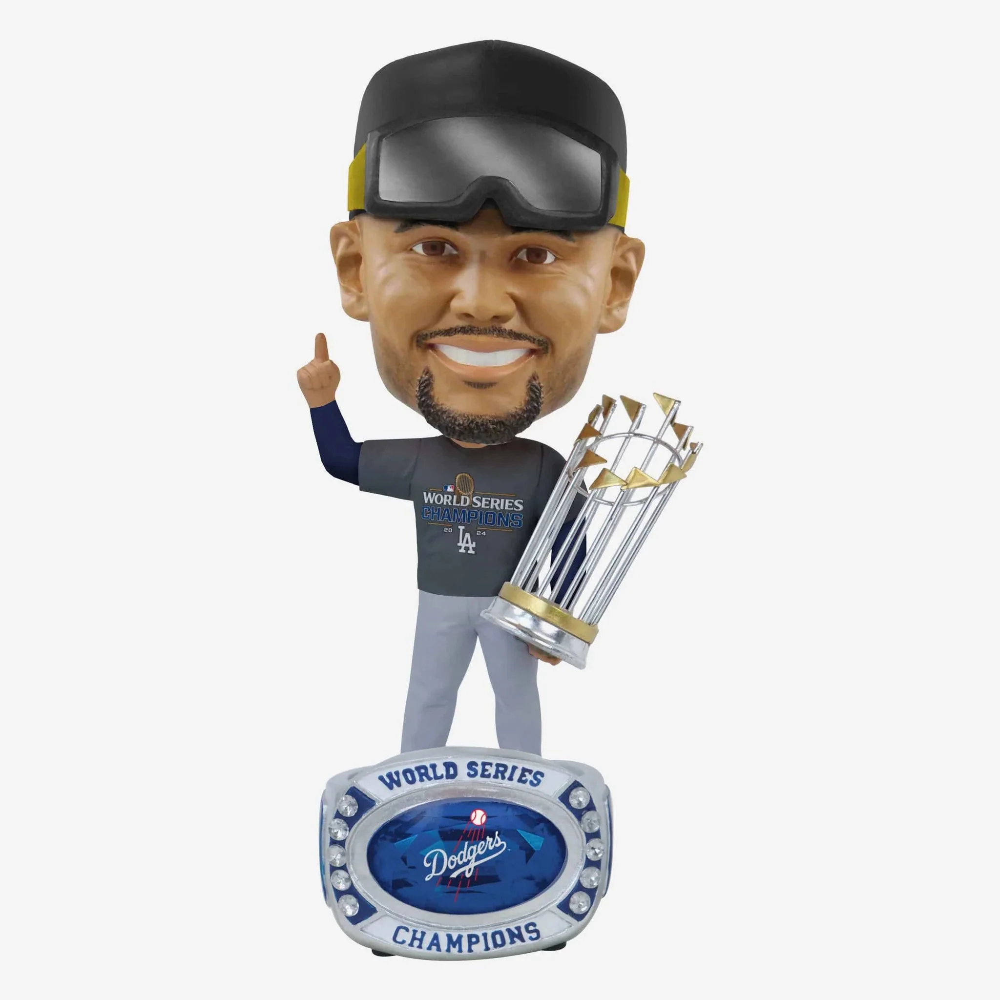 Mookie Betts Los Angeles Dodgers 2024 World Series Locker Ring Bobblehead