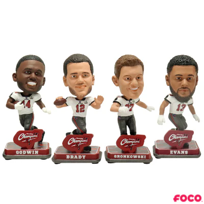 Tampa Bay Buccaneers Super Bowl LV 55 Champions Bobbleheads - Image 14
