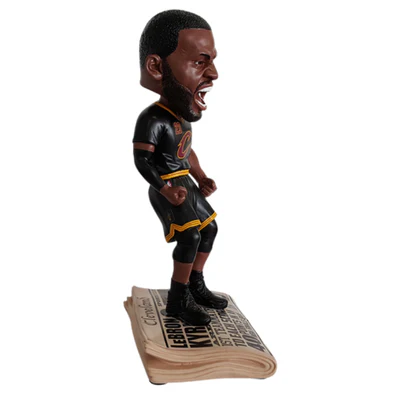 Cleveland Cavaliers 2016 NBA Champions Newspaper Bobbleheads - Image 2