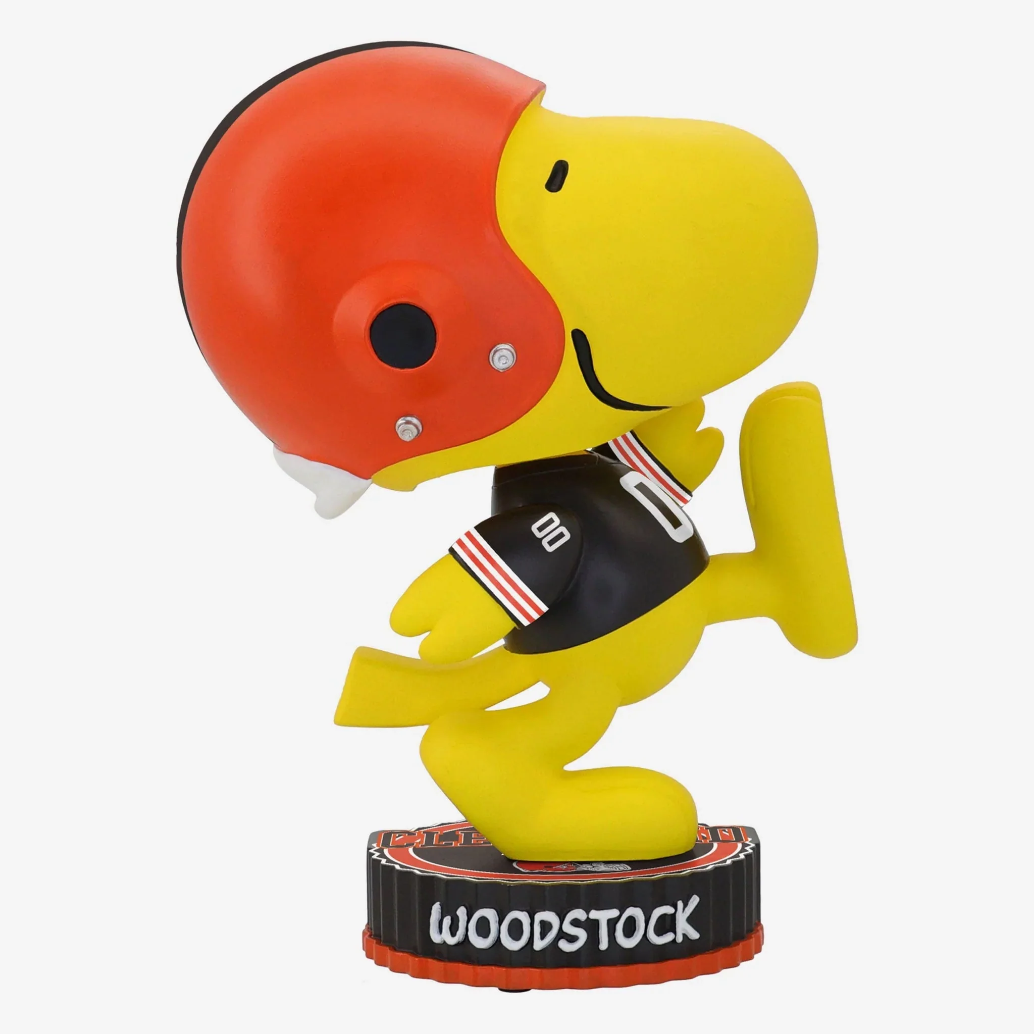 Woodstock Cleveland Browns 2024 Peanuts Bighead NFL Football Bobblehead