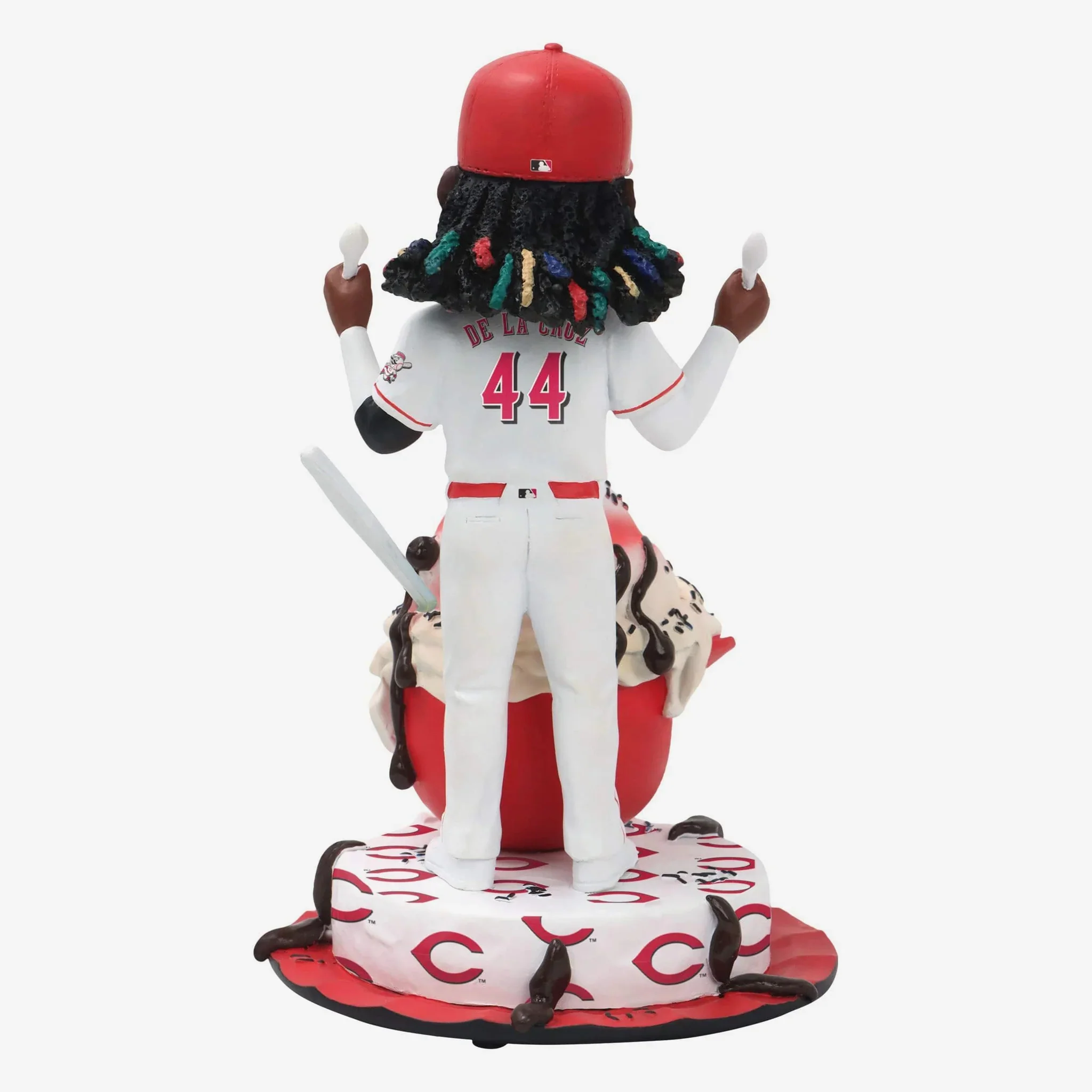 Elly De La Cruz Cincinnati Reds Ice Cream Helmet MLB Bobblehead - Image 2