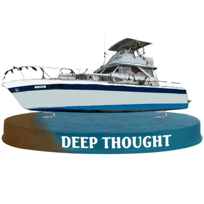Deep Thought Milwaukee Abandoned Boat Paint Your Own Bobble - Image 2