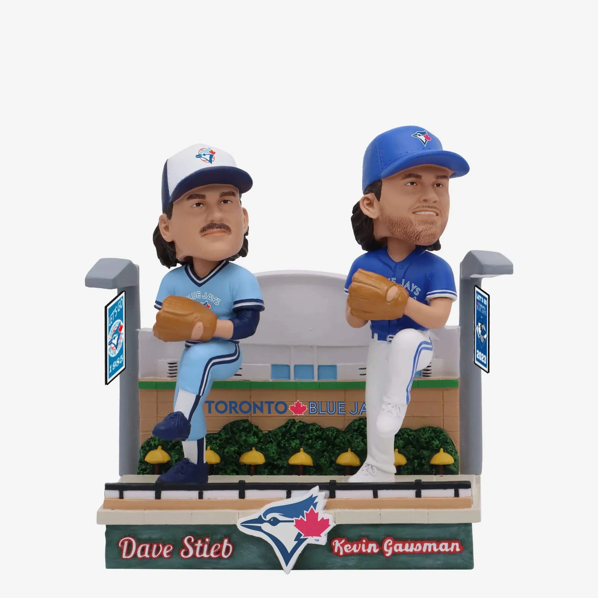 Dave Stieb & Kevin Gausman Toronto Blue Jays Then And Now MLB Baseball Bobblehead