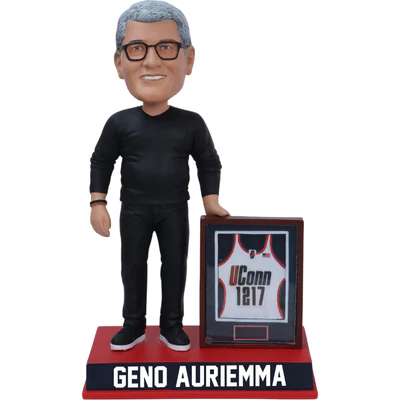 Coach Geno Auriemma UConn Huskies Win Record Bobbleheads - Image 2