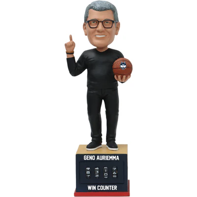 Coach Geno Auriemma UConn Huskies Win Record Bobbleheads - Image 4