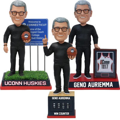 Coach Geno Auriemma UConn Huskies Win Record Bobbleheads - Image 5