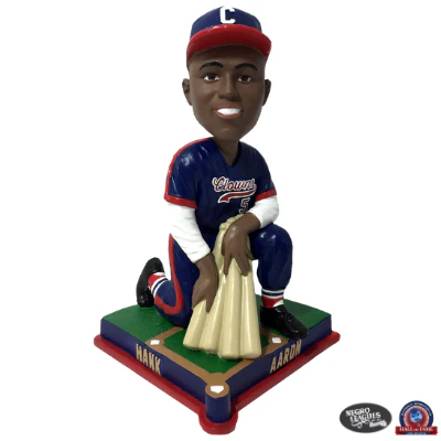 Hank Aaron Indianapolis Clowns Bobbleheads - Image 3