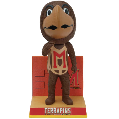 Maryland Terrapins Basketball Testudo Dancing in March Bobblehead (Presale) - Image 2