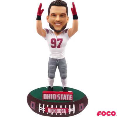 Ohio State Buckeyes O-H-I-O Baller Bobbleheads - Image 4