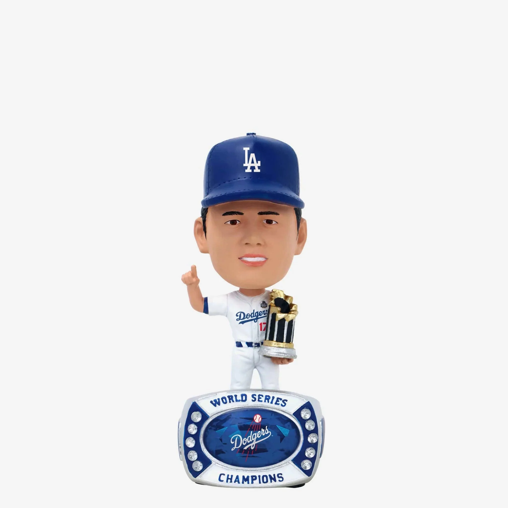 Shohei Ohtani Los Angeles Dodgers 2024 World Series Ring Base Bighead Bobblehead
