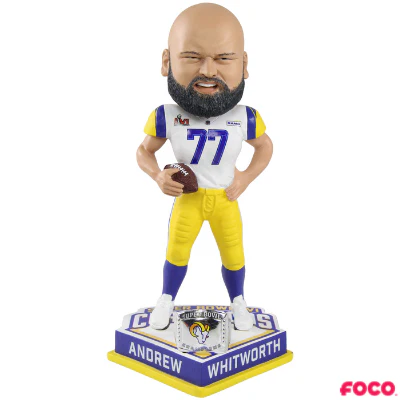Los Angeles Rams Super Bowl LVI 56 Champions Bobbleheads - Image 3