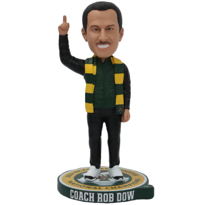 Coach Rob Dow Vermont Catamounts 2024 NCAA Men's Soccer National Champions Bobblehead - Image 2