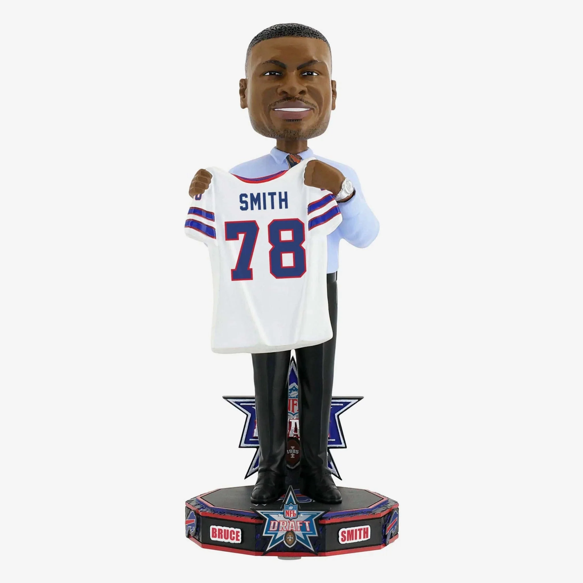 Bruce Smith Buffalo Bills 1985 NFL Draft Pick NFL Bobblehead