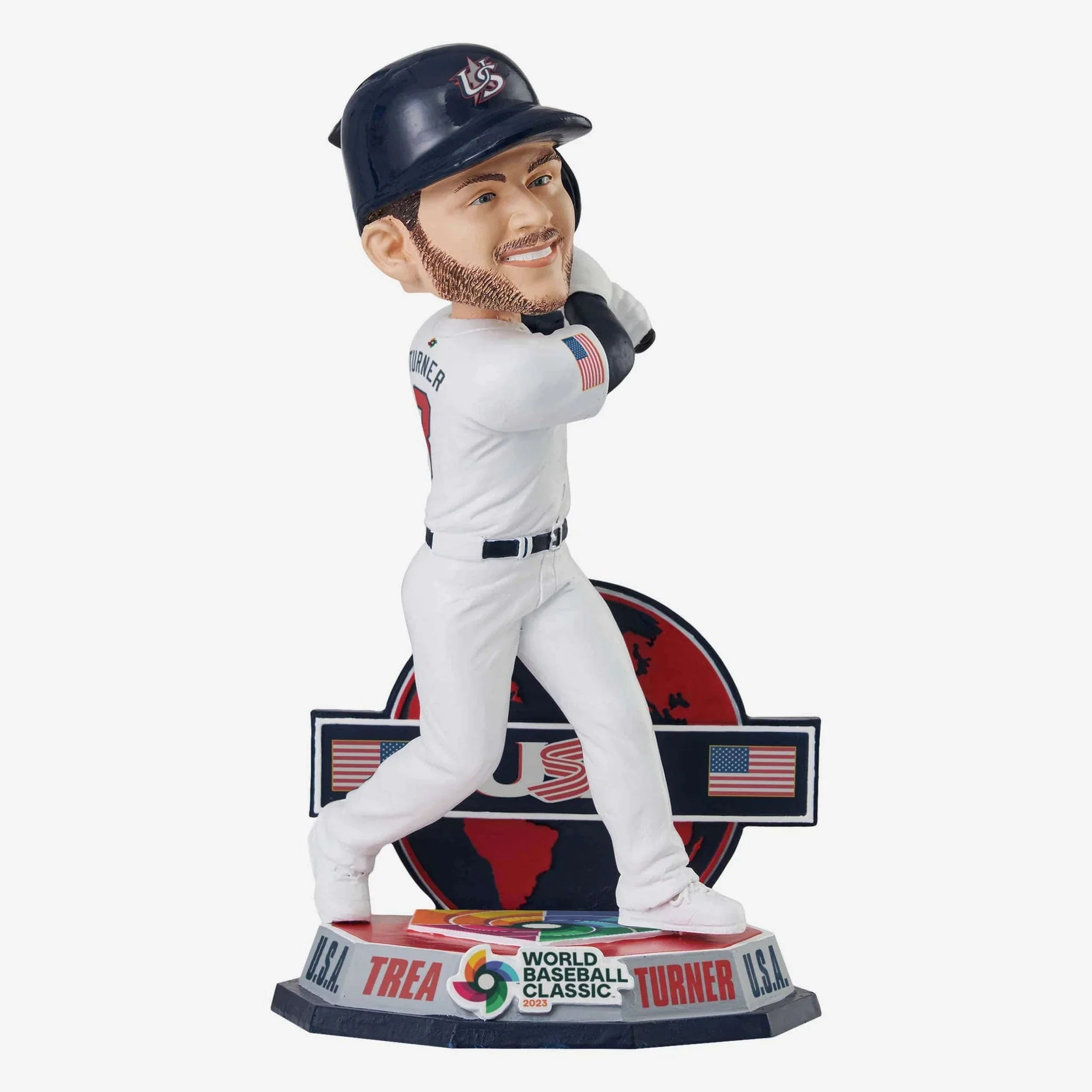 Trea Turner USA 2023 World Baseball Classic Bobblehead Baseball