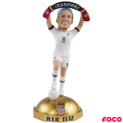 U.S. Women's Soccer National Team 2019 World Cup Champions Bobbleheads - Image 5